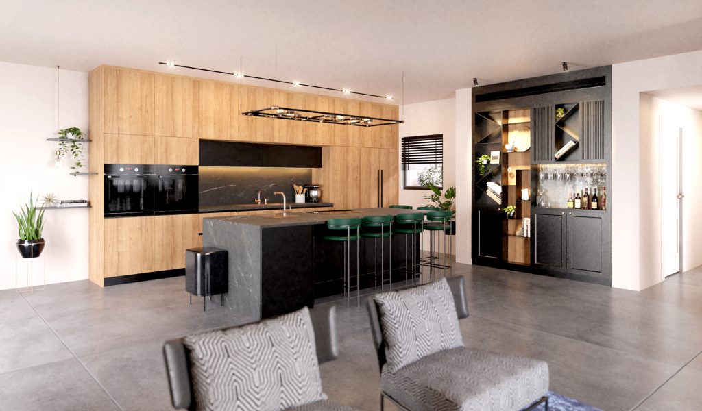 עיצובפנים אי מטבח