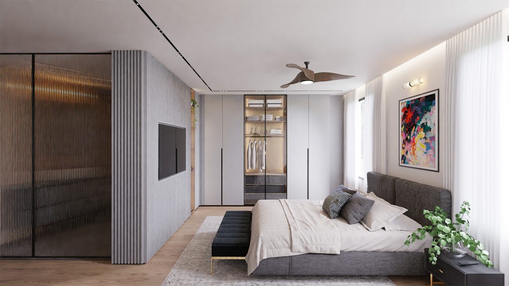 עיצוב פנים חדר שינה