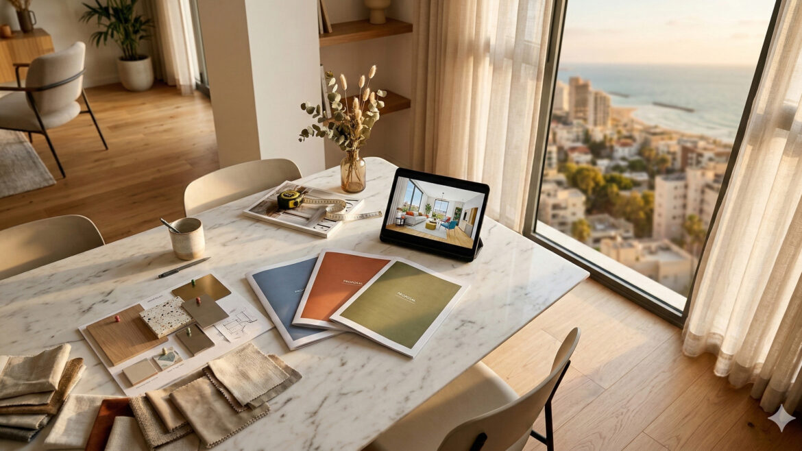 מחירון עיצוב פנים